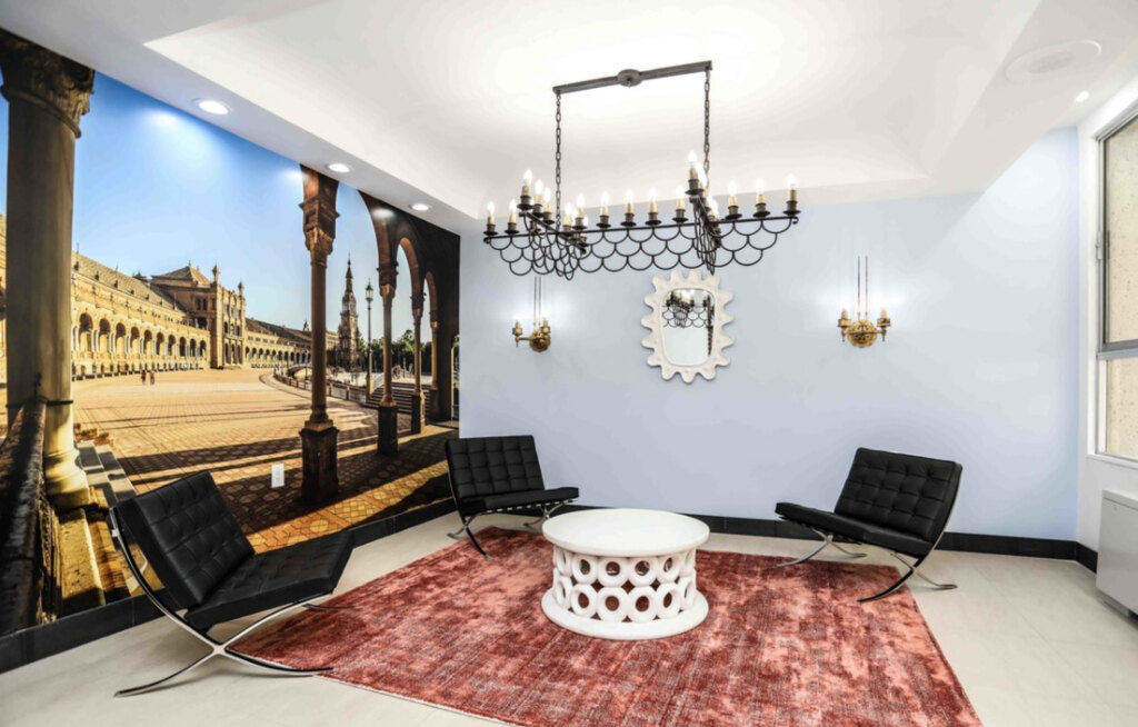 interior sitting area at the washington dc rentals the seville